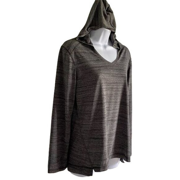 Reel Legends Gray Pull Over Hoodie Womens Large - Picture 7 of 8